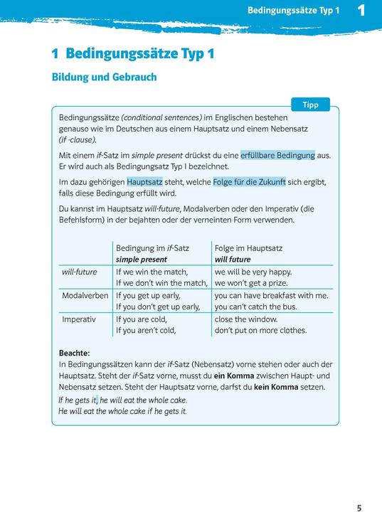 Image du produit 10-Minuten-Training Englisch Grammatik If-Clauses 6.-8. Klasse (Allemand, 2023)
