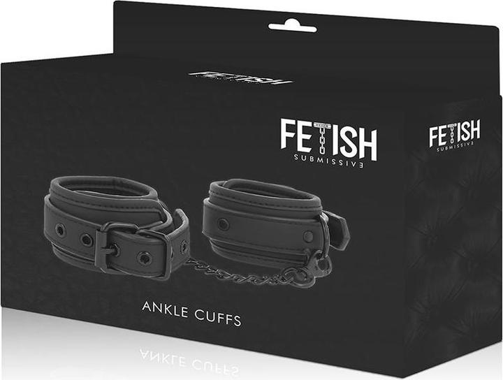 Image du produit Fetish submissive Bracelets de cheville en cuir végétalien