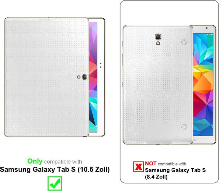 Actual product image Cadorabo Chain case for Samsung Galaxy Tab S (10.5 Zoll) necklace cover adjustable