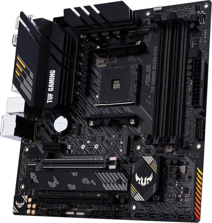 Actual product image ASUS TUF GAMING B550M-PLUS (AM4, AMD B550, mATX)