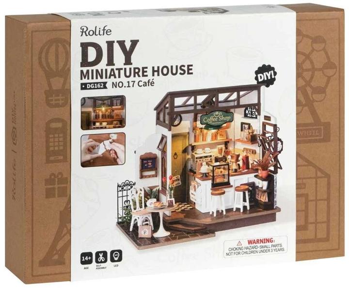 Actual product image Robotime Coffee Shop
