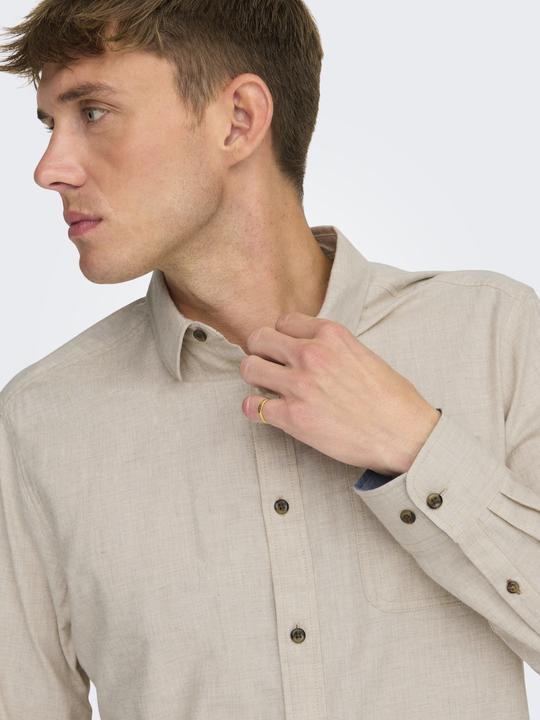 Produktbild Only & Sons Normal geschnitten Hemdkragen Hemd Hemd (XL)
