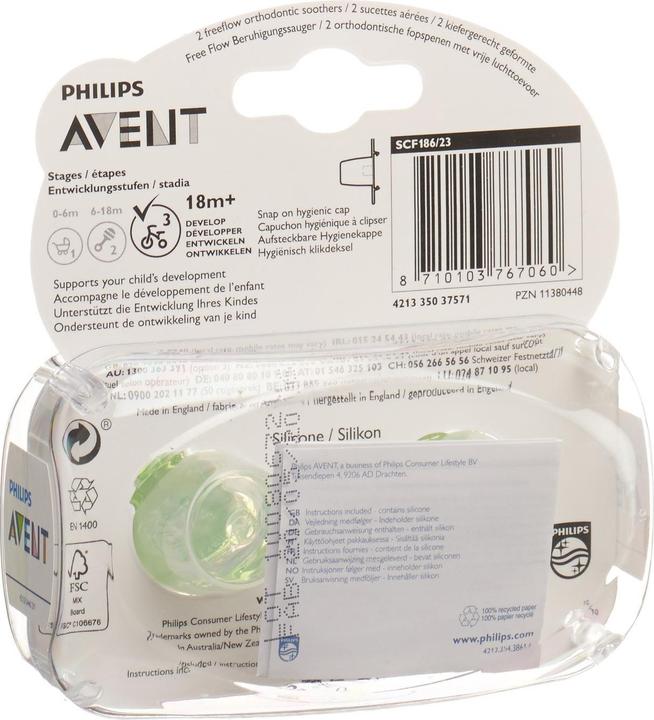 Produktbild Philips Avent Beruhigungssauger (2 x, 18 - 24 Monate)