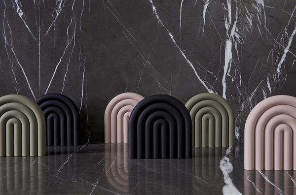 Actual product image Oyoy Trivet Rainbow, Black (1 x, Pan coaster)