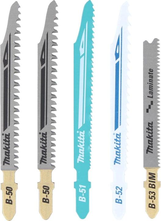 Actual product image Makita DJV 184 ZJ Battery jigsaw 18 V Brushless + 5 pcs. jigsaw blade set + Makpac - without battery