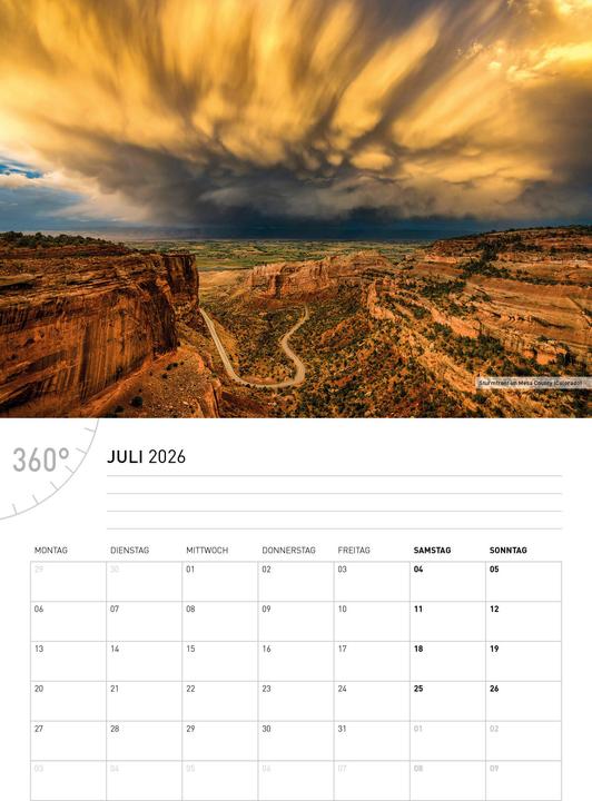 Produktbild USABroschürenkalender2026 (A4, Deutsch)
