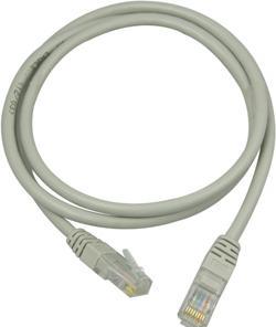 Actual product image Deltaco UTP Cat5e - 0.5m - 0.5 m - RJ-45 - RJ-45 - Grey (U/FTP, CAT5e, 0.50 m)