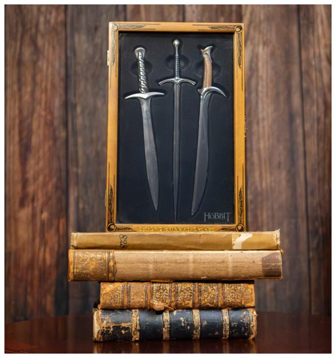 Produktbild Noble Collection Der Hobbit Brieföffner Set Schwerter