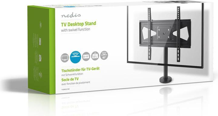 Actual product image Nedis Full-motion TV stand | 32-55 " | maximum supported screen weight: 50 kg | tiltable (21.02")