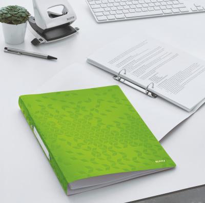Immagine prodotto Leitz Raccoglitore ad anelli WOW PP A4 4257-00-54 verde 25mm (A4, 52 mm, 1 Pezzo/i)