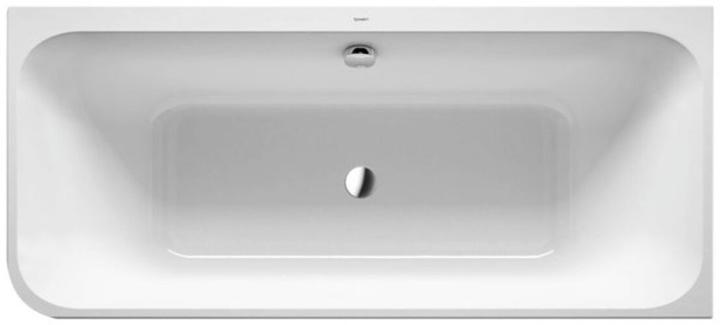 Duravit Baignoire rectangulaire arrondie Happy D,2 80 x 180 cm blanc lisse 700317000000000 (245 l, 180 cm, 80 cm)