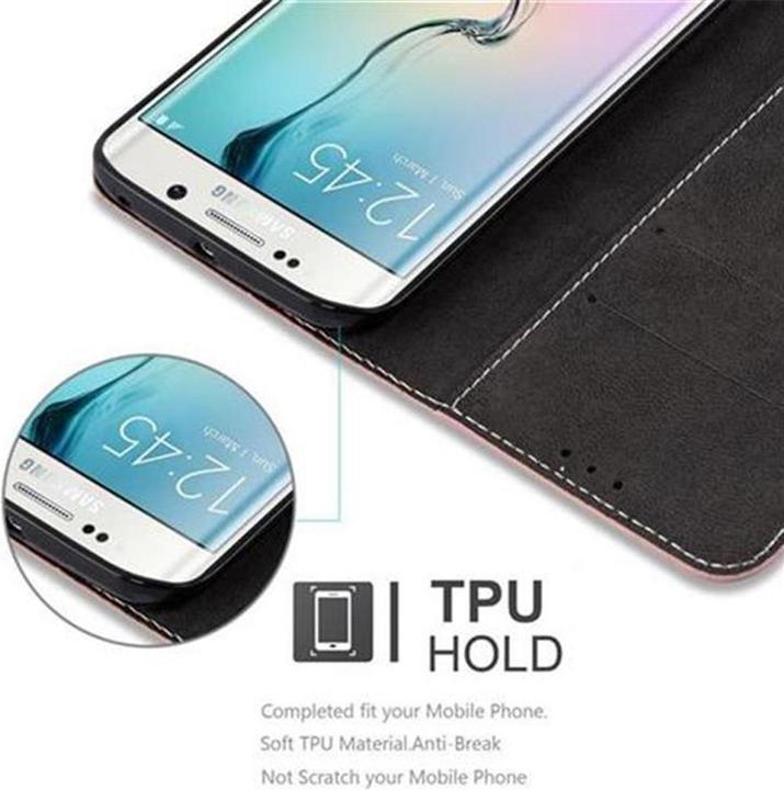 Produktbild Cadorabo Book X-Wallet Cover (Samsung Galaxy S6 Edge)