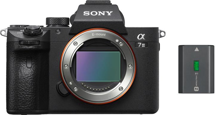 Sony Alpha 7 III Body + gratis Zusatzakku