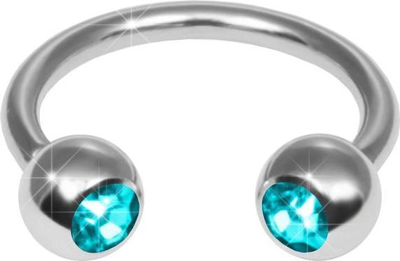 Immagine prodotto Hermex Piercing circolare in acciaio inossidabile con zircone (Acciaio inossidabile)