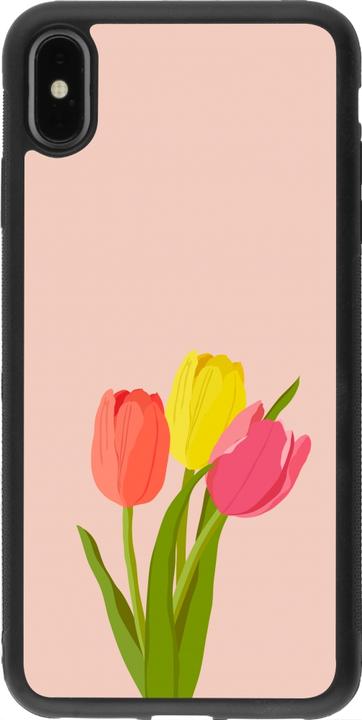 Actual product image PhoneLook Cover silicone black Spring 23 tulip trio (Apple iPhone XS Max)