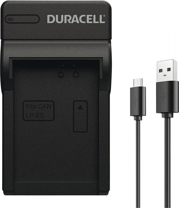 Immagine prodotto Duracell Caricabatterie con cavo USB per DR9925/LP-E5 (Caricatore)