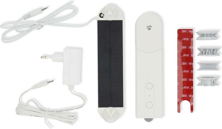 Actual product image Nedis Curtain robot cable system | Panel blinds / Roman blinds / Roller blinds | Solar Powered / Stromver