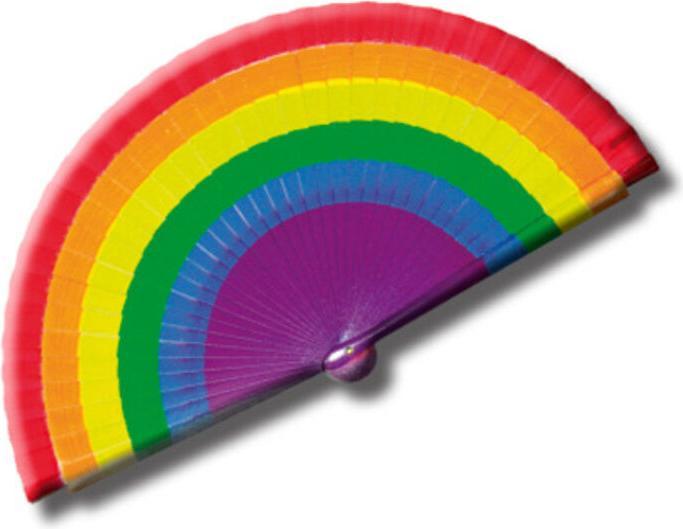Produktbild Lgbt Flagge Handf?Cher Aus Holz