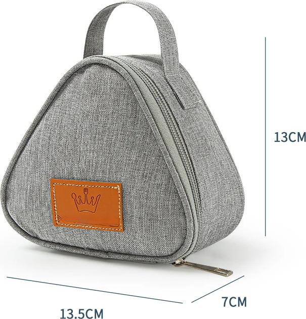 Produktbild Only-Bags.Store Mini Dreieckige Isolierung Tasche Aluminiumfolie Thermische Kühler Mittagessen Tote