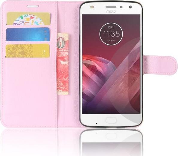 Produktbild MU Classic Leder Hülle mit Litchitextur (Motorola Moto Z2 Play)