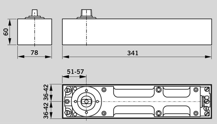 Image du produit Dormakaba Ferme-porte au sol DORMA BTS 80 F, EN 4 (Intérieur)