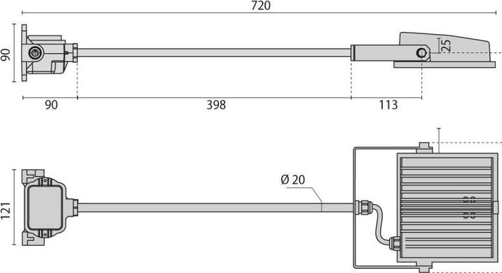Immagine prodotto Spittler Faretto LED 15W GUELL ZERO 4000K 1484lm 1LED IP66 gr metallico Conv Direktans (1484 lm, IP66)