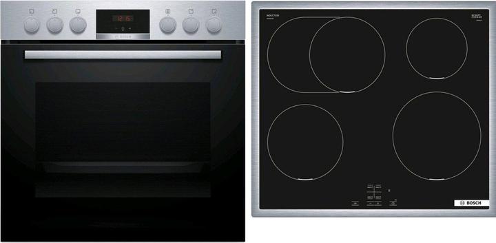 Actual product image Bosch Hausgeräte Built-in cooker set, HEA513BS4 + NIF645CB5E, Built-in cooker, Induction hob, HND415LS62