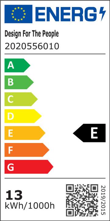 Label énergétique Nordlux Plafonnier Alba Dim, gris (610 lm)