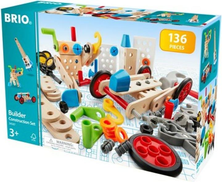 Actual product image Brio Wood construction toy Builder box 135 pcs.