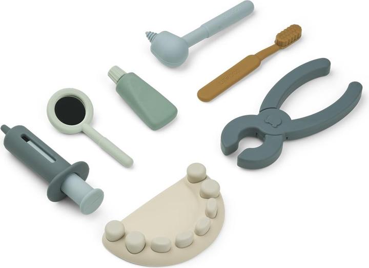 Image du produit Liewood Kit de jeu du dentiste Frank % Silicone Blue Multi Mix