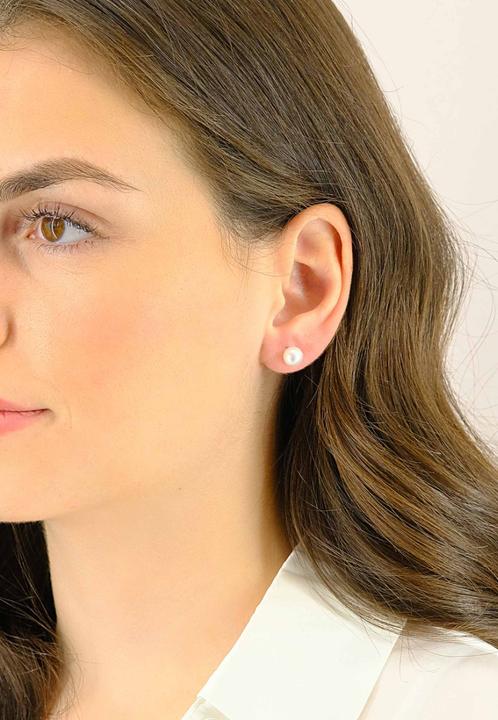 Actual product image Muau Stud earrings (750/18 K Yellow gold)