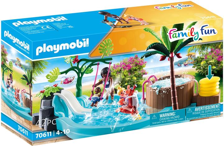 Image du produit Playmobil Pataugeoire avec bain à bulles (70611, Playmobil Family Fun)