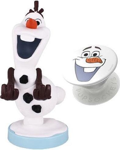Exquisite Gaming FROZEN Olaf + Pop Socket Limeted Edition - Cable Guy (Xbox 360, Xbox One S, Xbox Series X, PC, Mac, Switch, PS4, PS5)