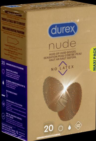 Actual product image Durex Nude No Latex (20 pcs.)