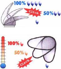 Image du produit Aquaperl Mitigeur monocommande pour lavabo/lavabo Eco-Click chromé (économie d'eau, économie d'énergie)