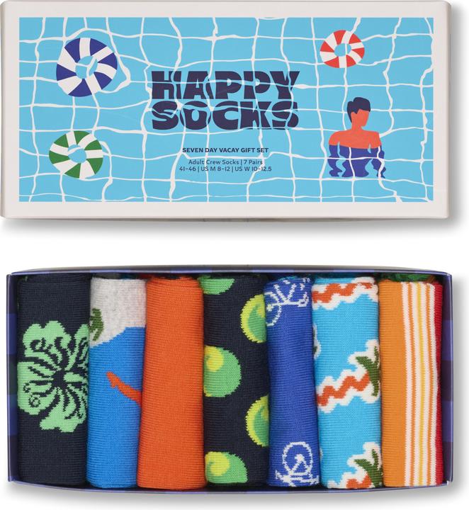 Produktbild Happy Socks Strümpfe SEVEN DAY VACAY Socken 7er Pack (7er Pack, 36 - 40)