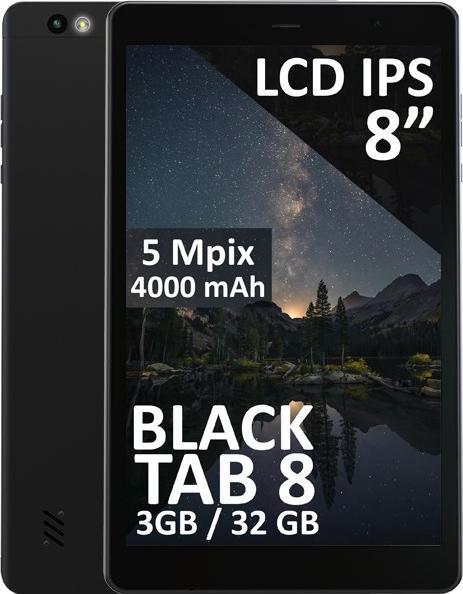 Image du produit Blow Tablette BlackTAB8 3/32GB 4G LTE (4G, 7.99", 3 Go, Noir)
