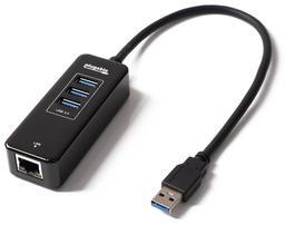 Image du produit Plugable Hub alimenté par bus 3 ports USB 3.0 (USB-C)