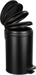 Produktbild Wenko Treteimer Leman Easy Close 12 Liter schwarz matt (12 l)