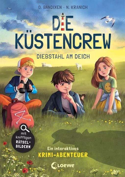 Immagine prodotto Loewe Die Küstencrew (Band 3) - Diebstahl am Deich (Tedesco, Angolo bandixen, Libri per bambini Loewe, Nathalie Kranich, 2023)