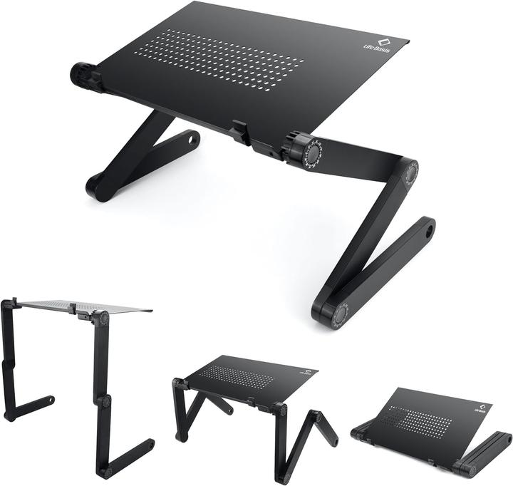 Actual product image LifeBasis Laptop Folding Stand (Black)