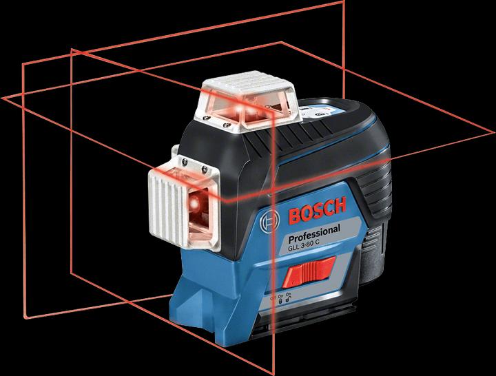 Produktbild Bosch Professional Linearlaser GLL 3-80 C (4x1,5V AA, Karton)
