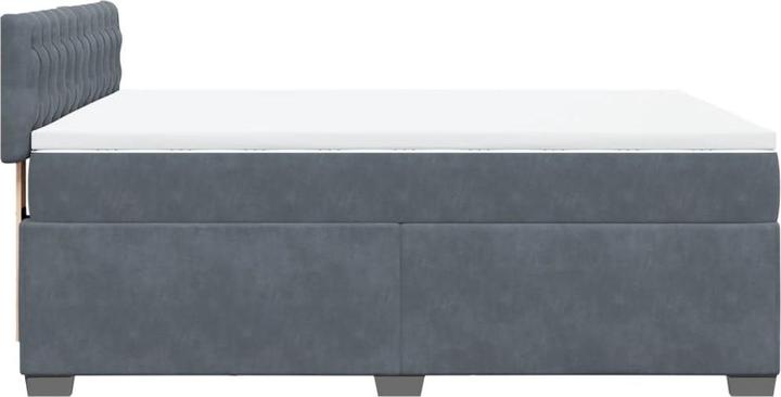 Image du produit VidaXL Bo x lit de saut avec matelas 160 x 200 cm velours (160 x 200 cm, 160 x 200 cm)