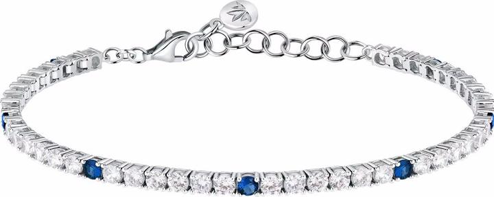 Produktbild Morellato Elegant silver bracelet with zircons Tesori SAIW137 (19 cm, Silber 925)