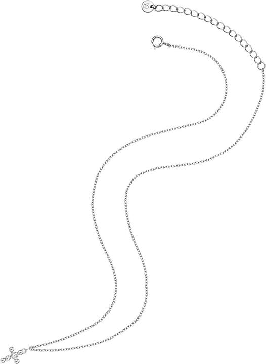 Image du produit Glanzstücke München Femme Croix en argent sterling topaze argent 40,0 cm chaîne de base + 5,5 cm d'extension - 31520 (Argent Sterling, 40 - 45.5 cm)