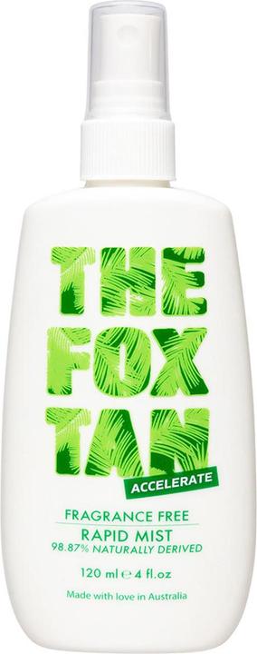 Actual product image The Fox Tan Fragrance Free Rapid Tanning Mist (Self tanning spray, 120 ml)