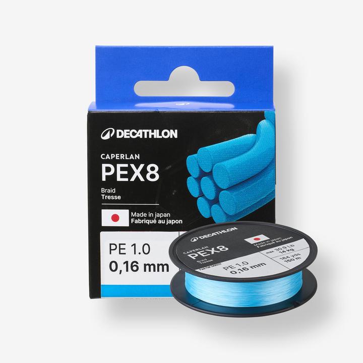 Caperlan Lure fishing 8-strand braided line PEX8 150 m
