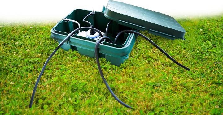 Actual product image Max Hauri SAFETY BOX L Outdoor cable box IP55