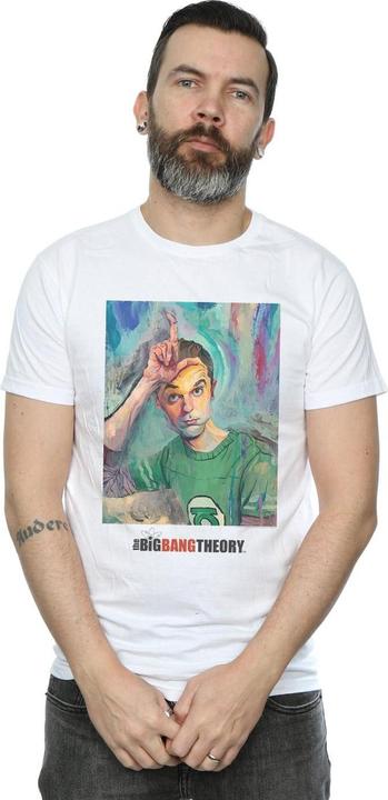 Actual product image Dam Mens Sheldon Loser Painting T-Shirt (4XL)