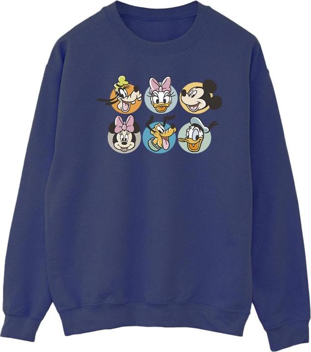 Disney Mickey Mouse And Friends Faces Sweatshirt (XXL)
